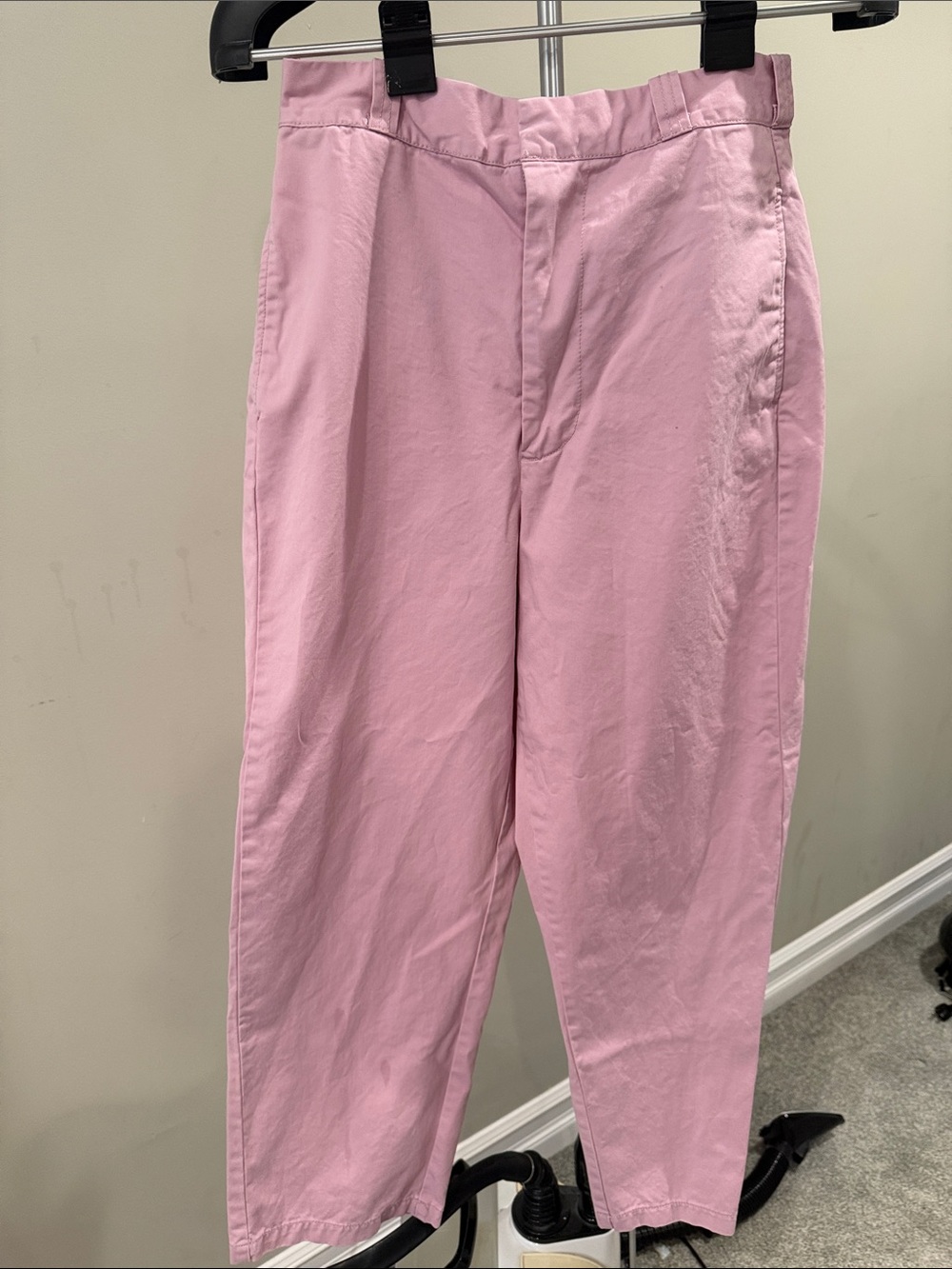 Women’s Pink Cotton Casual Pants urban outfitters